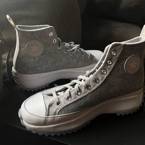 Converse Run Star Hike High 'Black Ice - Ash Stone' Ash Stone/Silver/White